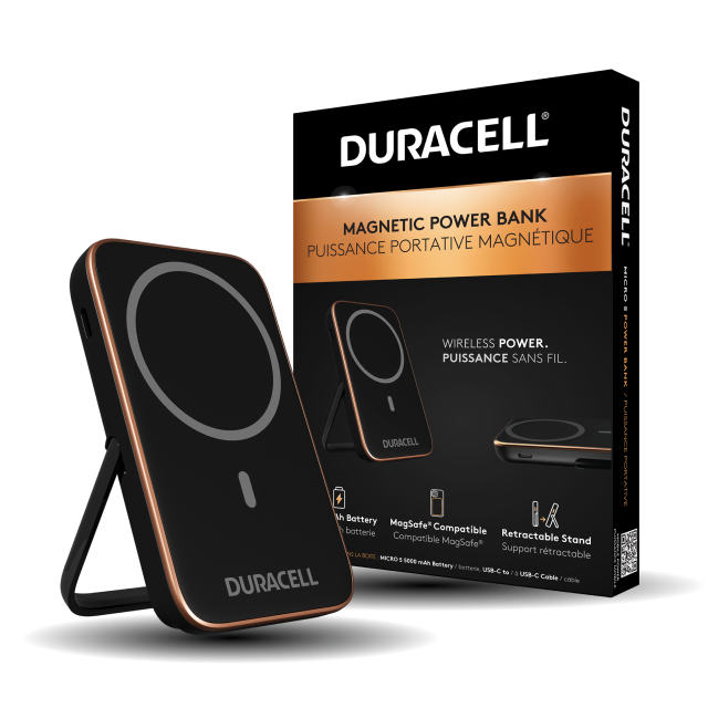 Duracell Micro 5 Power Bank: Magnetic, Wireless – Duracell Mobile Power