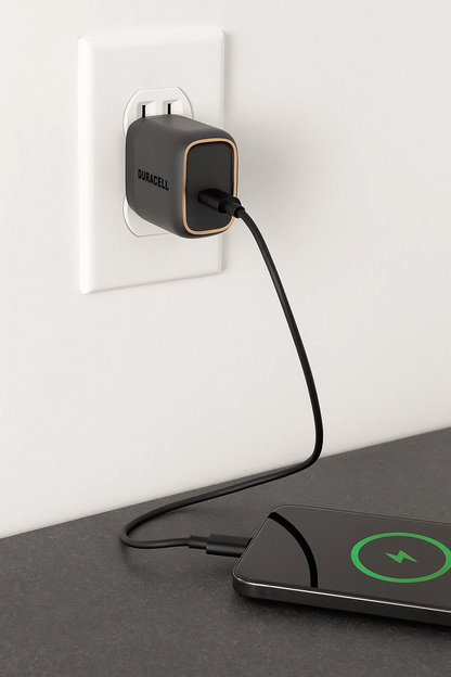 Duracell 20W Foldable Wall Charger