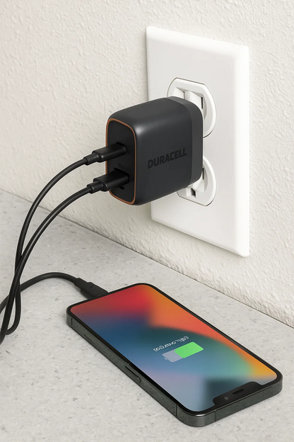 Duracell 38W Foldable Wall Charger