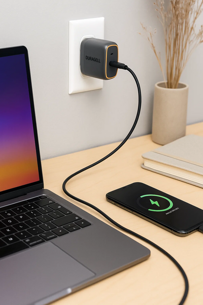 Duracell 45W Foldable Wall Charger